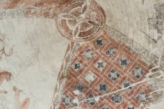 Fresco plafond kerkje in Den Andel