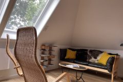 Zithoek met leestoel